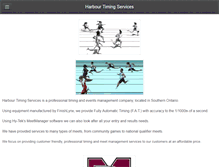 Tablet Screenshot of harbourtiming.ca